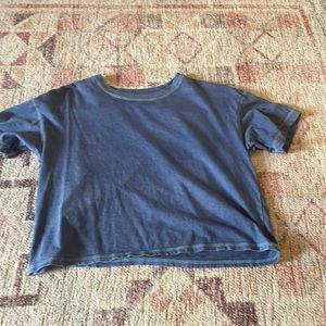 This is a navy blue top, size xxs, and is the brand aerie